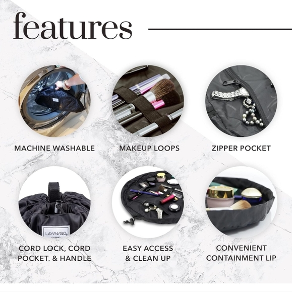 NWT Lay/N/Go Cosmo washable cosmetic organizer. - Picture 5 of 5